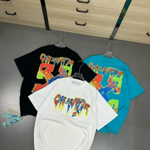 Replica Off-White T-Shirts Short Sleeved For Unisex #1402286 $32.00 USD for Wholesale