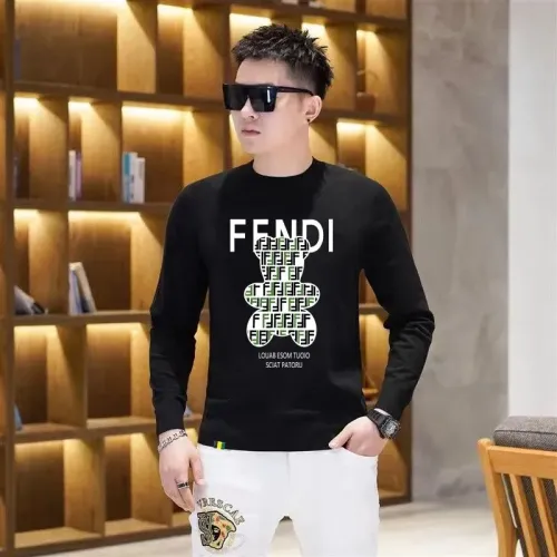 Wholesale Fendi Sweaters Long Sleeved For Men #1402309 $48.00 USD, Wholesale Quality Replica Fendi Sweaters