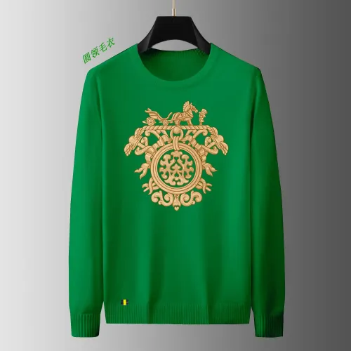 Wholesale Hermes Sweaters Long Sleeved For Men #1402398 $48.00 USD, Wholesale Quality Replica Hermes Sweaters
