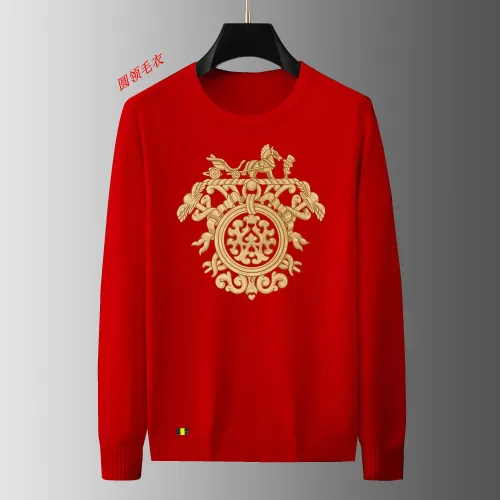 Wholesale Hermes Sweaters Long Sleeved For Men #1402399 $48.00 USD, Wholesale Quality Replica Hermes Sweaters