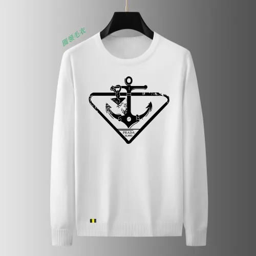 Wholesale Prada Sweaters Long Sleeved For Men #1402400 $48.00 USD, Wholesale Quality Replica Prada Sweaters