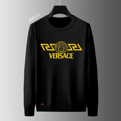 Wholesale Versace Sweaters Long Sleeved For Men #1402455 $48.00 USD, Wholesale Quality Replica Versace Sweaters