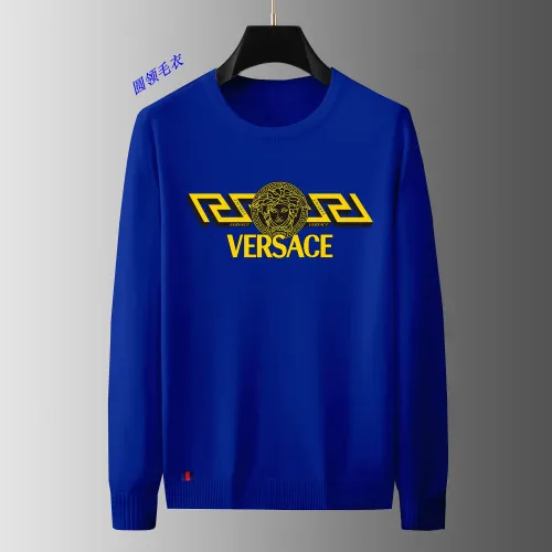 Wholesale Versace Sweaters Long Sleeved For Men #1402456 $48.00 USD, Wholesale Quality Replica Versace Sweaters