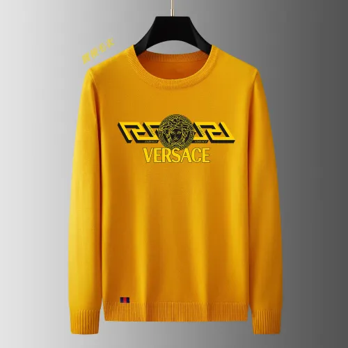 Wholesale Versace Sweaters Long Sleeved For Men #1402460 $48.00 USD, Wholesale Quality Replica Versace Sweaters