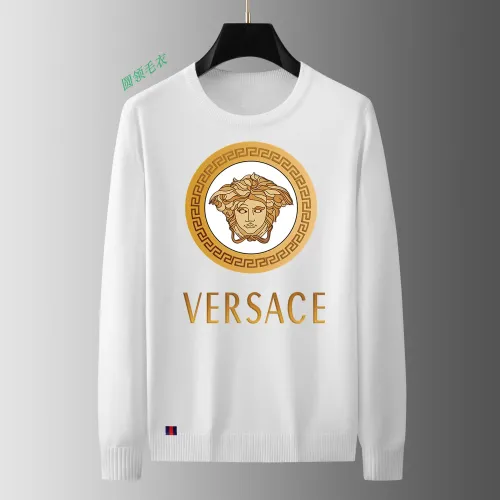 Wholesale Versace Sweaters Long Sleeved For Men #1402461 $48.00 USD, Wholesale Quality Replica Versace Sweaters