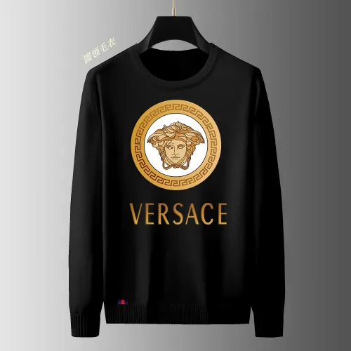 Wholesale Versace Sweaters Long Sleeved For Men #1402462 $48.00 USD, Wholesale Quality Replica Versace Sweaters