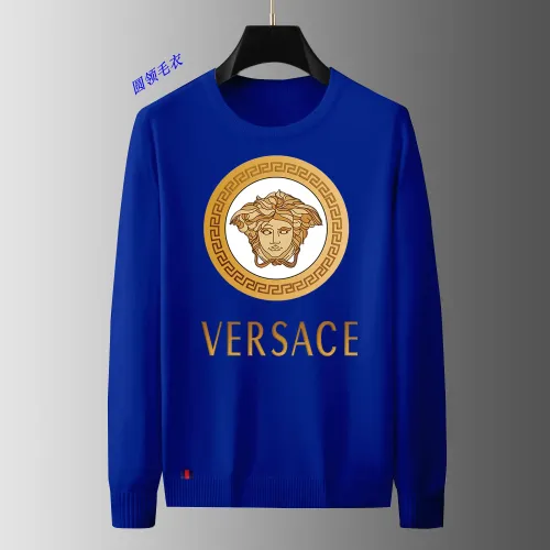 Wholesale Versace Sweaters Long Sleeved For Men #1402463 $48.00 USD, Wholesale Quality Replica Versace Sweaters