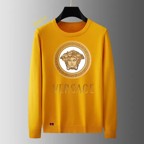 Wholesale Versace Sweaters Long Sleeved For Men #1402467 $48.00 USD, Wholesale Quality Replica Versace Sweaters