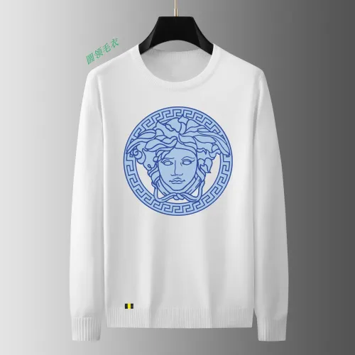 Wholesale Versace Sweaters Long Sleeved For Men #1402468 $48.00 USD, Wholesale Quality Replica Versace Sweaters