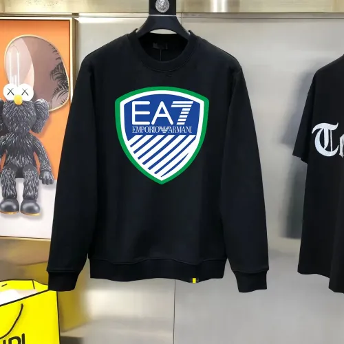 Wholesale Armani Hoodies Long Sleeved For Men #1402520 $48.00 USD, Wholesale Quality Replica Armani Hoodies