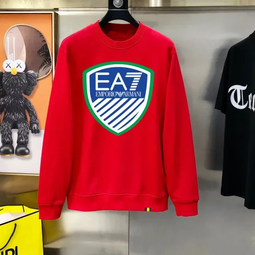 Wholesale Armani Hoodies Long Sleeved For Men #1402521 $48.00 USD, Wholesale Quality Replica Armani Hoodies