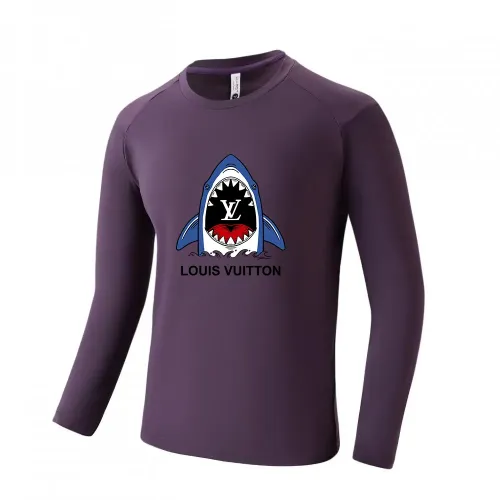 Wholesale Louis Vuitton LV T-Shirts Long Sleeved For Men #1402530 $42.00 USD, Wholesale Quality Replica Louis Vuitton LV T-Shirts