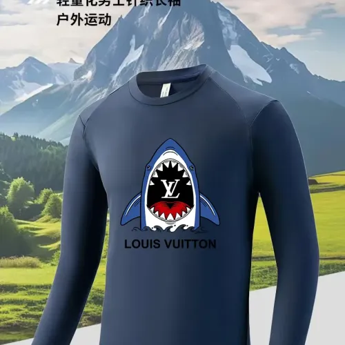 Wholesale Louis Vuitton LV T-Shirts Long Sleeved For Men #1402532 $42.00 USD, Wholesale Quality Replica Louis Vuitton LV T-Shirts