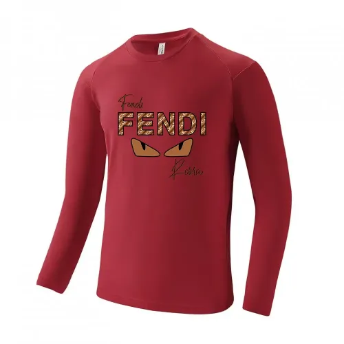 Wholesale Fendi T-Shirts Long Sleeved For Men #1402547 $42.00 USD, Wholesale Quality Replica Fendi T-Shirts