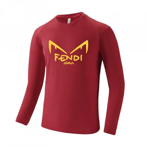 Wholesale Fendi T-Shirts Long Sleeved For Men #1402603 $42.00 USD, Wholesale Quality Replica Fendi T-Shirts