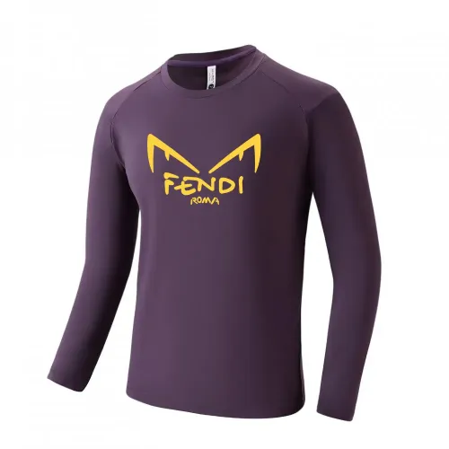 Wholesale Fendi T-Shirts Long Sleeved For Men #1402604 $42.00 USD, Wholesale Quality Replica Fendi T-Shirts