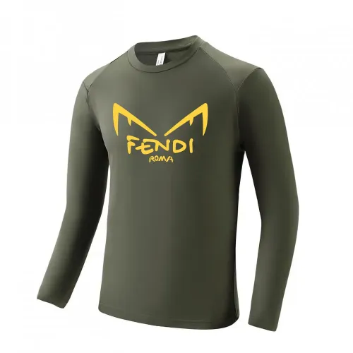 Wholesale Fendi T-Shirts Long Sleeved For Men #1402605 $42.00 USD, Wholesale Quality Replica Fendi T-Shirts