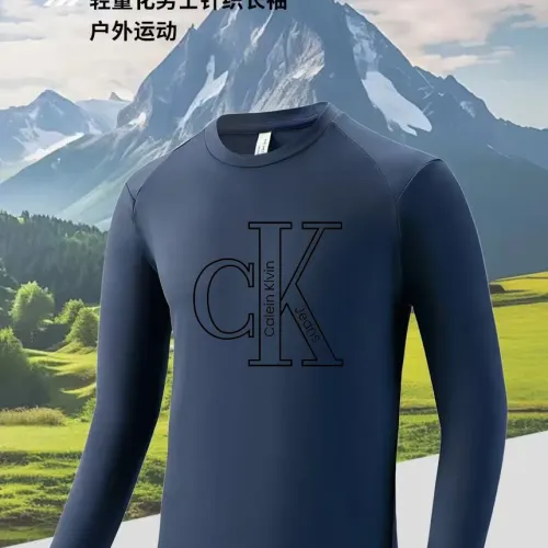 Wholesale Calvin Klein CK T-Shirts Long Sleeved For Men #1402617 $42.00 USD, Wholesale Quality Replica Calvin Klein CK T-Shirts