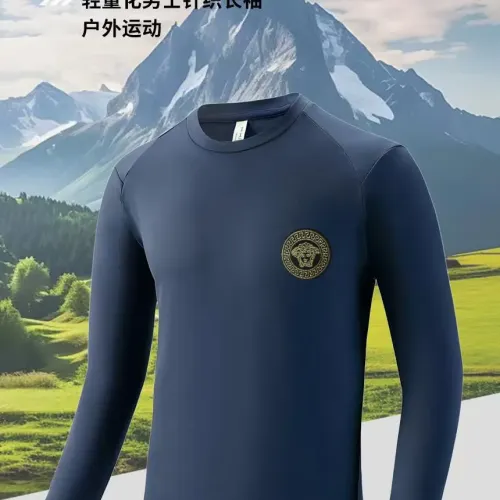 Wholesale Versace T-Shirts Long Sleeved For Men #1402624 $42.00 USD, Wholesale Quality Replica Versace T-Shirts