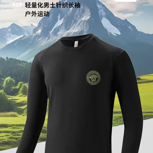 Wholesale Versace T-Shirts Long Sleeved For Men #1402625 $42.00 USD, Wholesale Quality Replica Versace T-Shirts
