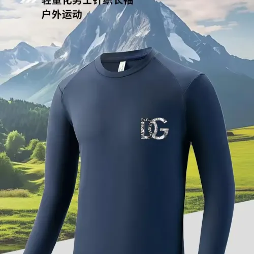 Wholesale Dolce &amp; Gabbana D&amp;G T-Shirts Long Sleeved For Men #1402630 $42.00 USD, Wholesale Quality Replica Dolce &amp; Gabbana D&amp;G T-Shirts