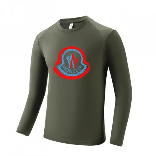 Wholesale Moncler T-Shirts Long Sleeved For Men #1402635 $42.00 USD, Wholesale Quality Replica Moncler T-Shirts