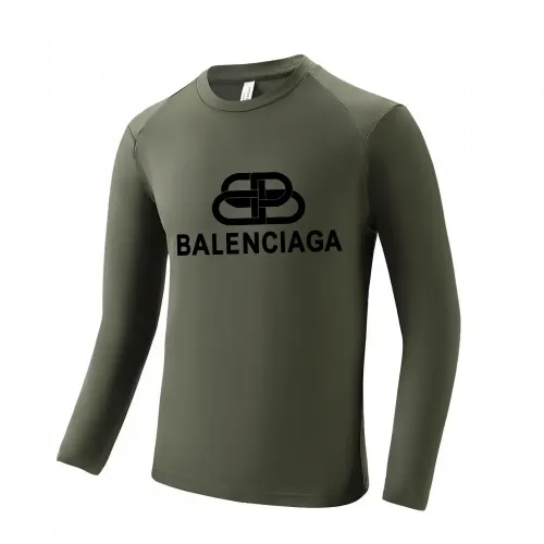 Wholesale Balenciaga T-Shirts Long Sleeved For Men #1402647 $42.00 USD, Wholesale Quality Replica Balenciaga T-Shirts