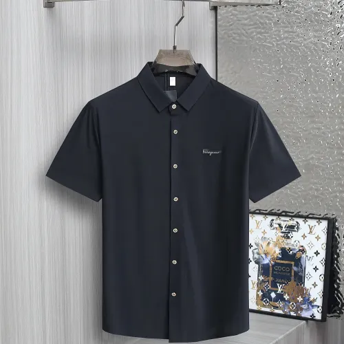 Wholesale Salvatore Ferragamo Shirts Short Sleeved For Men #1402769 $52.00 USD, Wholesale Quality Replica Salvatore Ferragamo Shirts