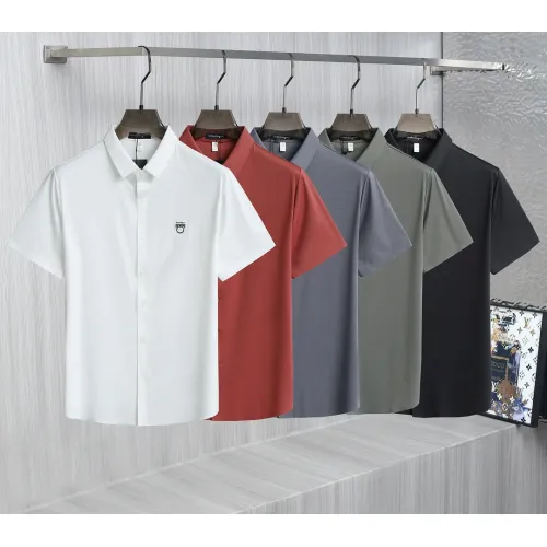 Replica Salvatore Ferragamo Shirts Short Sleeved For Men #1402773 $52.00 USD for Wholesale
