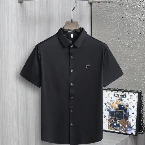 Wholesale Salvatore Ferragamo Shirts Short Sleeved For Men #1402774 $52.00 USD, Wholesale Quality Replica Salvatore Ferragamo Shirts