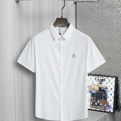 Wholesale Moncler Shirts Short Sleeved For Men #1402775 $52.00 USD, Wholesale Quality Replica Moncler Shirts