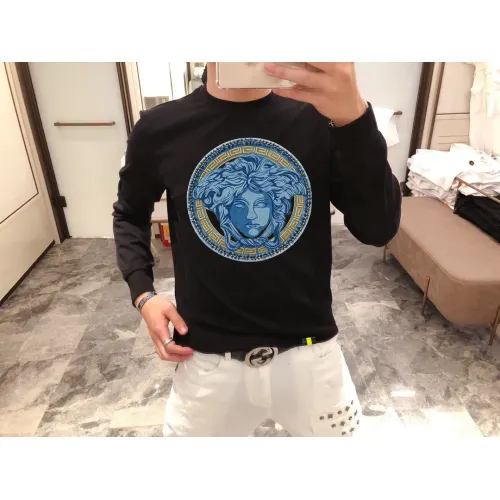 Wholesale Versace Hoodies Long Sleeved For Men #1402810 $48.00 USD, Wholesale Quality Replica Versace Hoodies