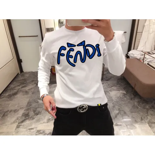 Wholesale Fendi Hoodies Long Sleeved For Men #1402834 $48.00 USD, Wholesale Quality Replica Fendi Hoodies