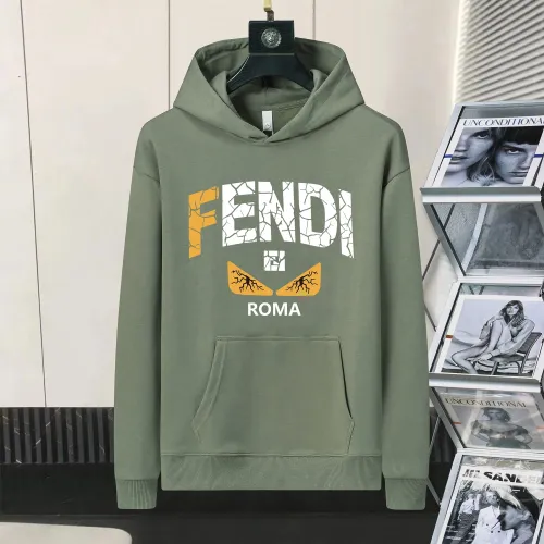Wholesale Fendi Hoodies Long Sleeved For Men #1403054 $48.00 USD, Wholesale Quality Replica Fendi Hoodies
