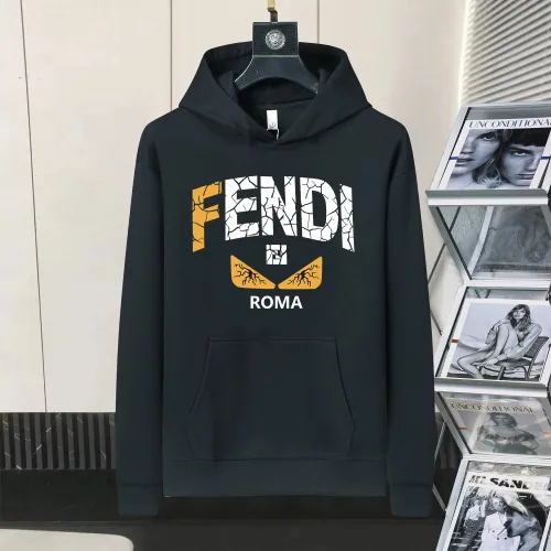 Wholesale Fendi Hoodies Long Sleeved For Men #1403056 $48.00 USD, Wholesale Quality Replica Fendi Hoodies