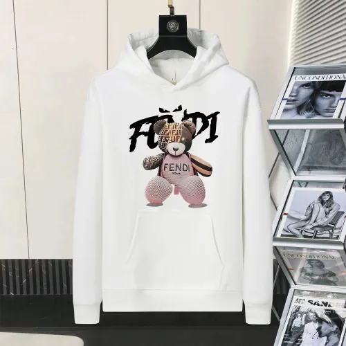 Wholesale Fendi Hoodies Long Sleeved For Men #1403143 $48.00 USD, Wholesale Quality Replica Fendi Hoodies
