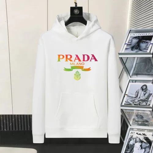 Wholesale Prada Hoodies Long Sleeved For Men #1403149 $48.00 USD, Wholesale Quality Replica Prada Hoodies