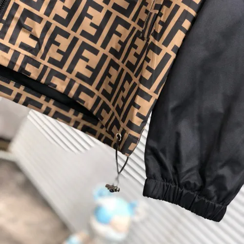 Replica Fendi Jackets Long Sleeved For Men #1403196 $60.00 USD for Wholesale