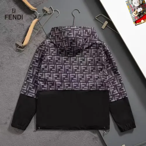 Replica Fendi Jackets Long Sleeved For Men #1403241 $60.00 USD for Wholesale