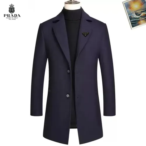 Wholesale Prada Coats Long Sleeved For Men #1403250 $88.00 USD, Wholesale Quality Replica Prada Coats
