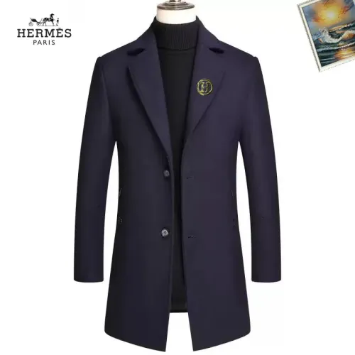 Wholesale Hermes Coats Long Sleeved For Men #1403262 $88.00 USD, Wholesale Quality Replica Hermes Coats