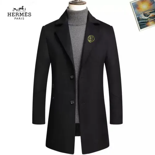 Wholesale Hermes Coats Long Sleeved For Men #1403263 $88.00 USD, Wholesale Quality Replica Hermes Coats