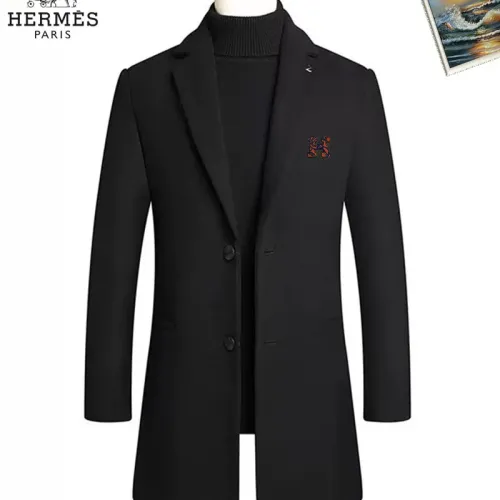 Wholesale Hermes Coats Long Sleeved For Men #1403266 $88.00 USD, Wholesale Quality Replica Hermes Coats