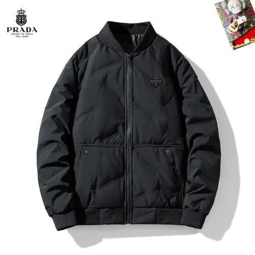 Wholesale Prada Down Feather Coat Long Sleeved For Men #1403304 $82.00 USD, Wholesale Quality Replica Prada Down Feather Coat