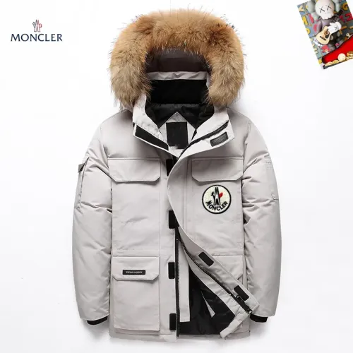 Wholesale Moncler Down Feather Coat Long Sleeved For Men #1403312 $82.00 USD, Wholesale Quality Replica Moncler Down Feather Coat