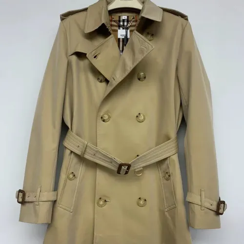Replica Burberry Trench Coat Long Sleeved For Men #1403322 $205.00 USD for Wholesale