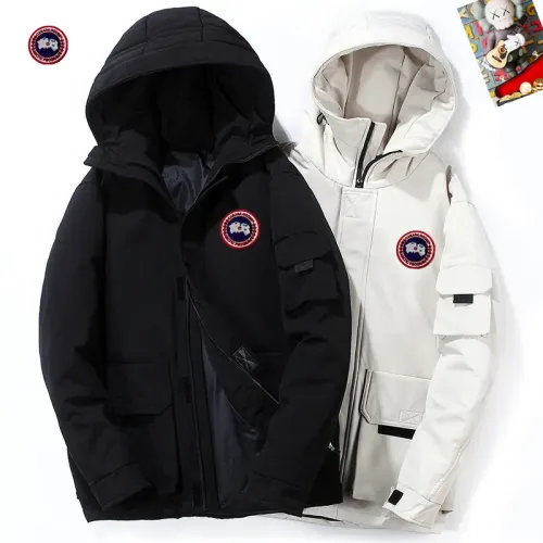 Replica Canada Goose Down Feather Coat Long Sleeved For Men #1403335 $82.00 USD for Wholesale