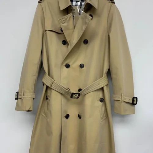 Wholesale Burberry Trench Coat Long Sleeved For Men #1403339 $205.00 USD, Wholesale Quality Replica Burberry Trench Coat