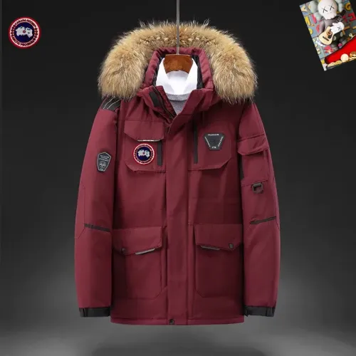 Wholesale Canada Goose Down Feather Coat Long Sleeved For Men #1403342 $82.00 USD, Wholesale Quality Replica Canada Goose Down Feather Coat