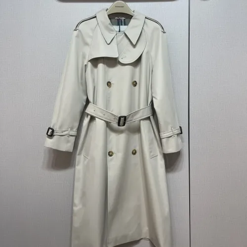 Wholesale Burberry Trench Coat Long Sleeved For Women #1403345 $202.00 USD, Wholesale Quality Replica Burberry Trench Coat